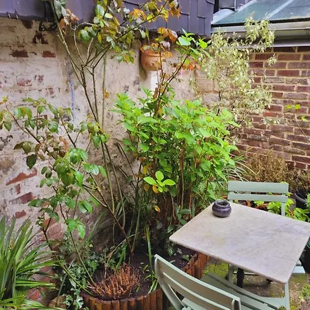 My Little Garden -parking Gratuit 500m -coeur Historique -la Clef De Honfleur