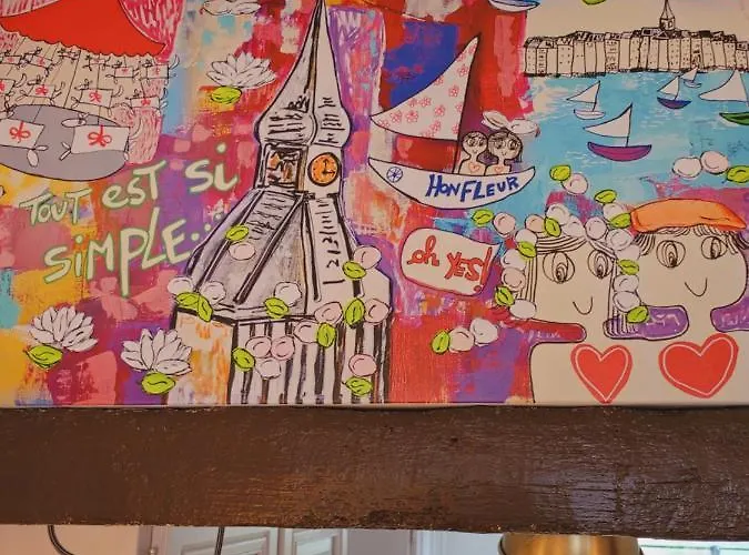 -coeur Historique -my Little Garden - Parking Gratuit 500m -la Clef De * Honfleur